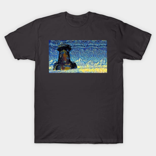 Dragon Ball Muscle Tower Starry Night T-Shirt by Starry Night